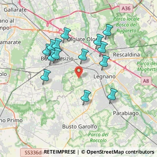 Mappa Via Fratelli di Dio, 20025 Legnano MI, Italia (3.60071)