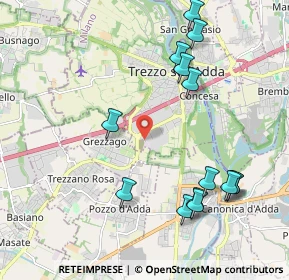 Mappa Via Pastore, 20056 Trezzo sull'Adda MI, Italia (2.29143)