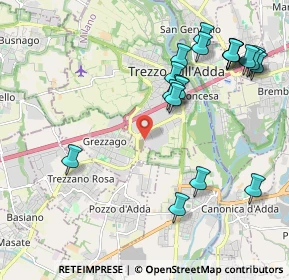 Mappa Via Pastore, 20056 Trezzo sull'Adda MI, Italia (2.363)