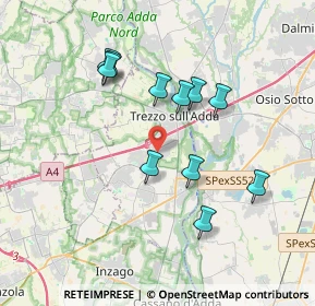 Mappa Via Pastore, 20056 Trezzo sull'Adda MI, Italia (3.34455)