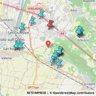 Mappa Via Sant'Eusebio, 25033 Erbusco BS, Italia (2.102)