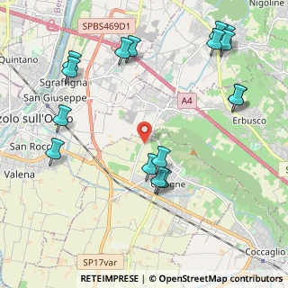 Mappa Via Sant'Eusebio, 25033 Erbusco BS, Italia (2.54625)