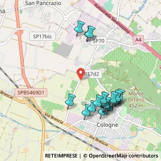 Mappa Via Sant'Eusebio, 25033 Cologne BS, Italia (1.0565)