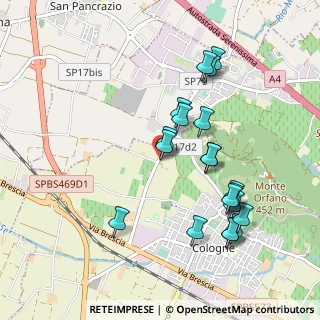 Mappa Via Sant'Eusebio, 25033 Erbusco BS, Italia (0.972)