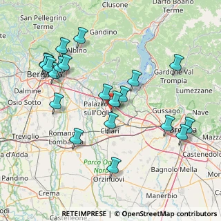 Mappa Via Sant'Eusebio, 25033 Erbusco BS, Italia (16.9525)