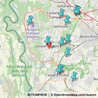 Mappa Via Como, 21015 Lonate Pozzolo VA, Italia (4.92385)