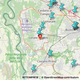 Mappa Via Como, 21015 Lonate Pozzolo VA, Italia (6.625)