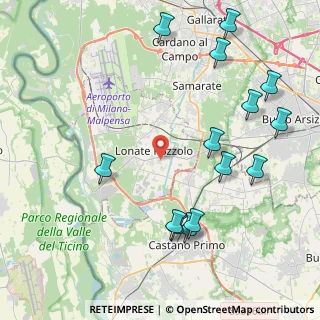 Mappa Via Como, 21015 Lonate Pozzolo VA, Italia (4.97357)