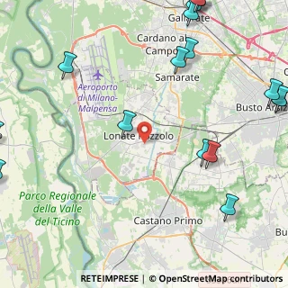 Mappa Via Como, 21015 Lonate Pozzolo VA, Italia (6.61188)