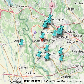 Mappa Via Como, 21015 Lonate Pozzolo VA, Italia (6.9715)