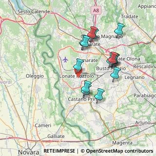 Mappa Via Como, 21015 Lonate Pozzolo VA, Italia (6.805)