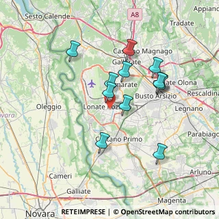 Mappa Via Como, 21015 Lonate Pozzolo VA, Italia (6.48583)