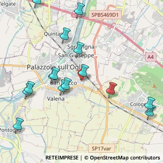Mappa Via Calatafimi, 25036 Palazzolo sull'Oglio BS, Italia (2.46667)