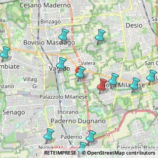 Mappa Via Tirano, 20037 Paderno Dugnano MI, Italia (2.63583)