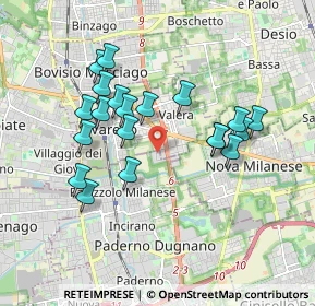 Mappa Via Tirano, 20037 Paderno Dugnano MI, Italia (1.6785)