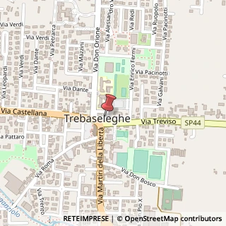 Mappa Piazza Principe di Piemonte, 8, 35010 Trebaseleghe, Padova (Veneto)