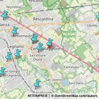 Mappa 20023 Cerro Maggiore MI, Italia (2.95091)