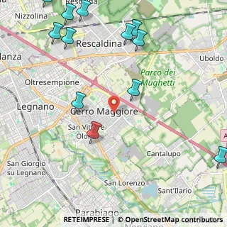 Mappa 20023 Cerro Maggiore MI, Italia (2.88333)