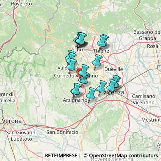 Mappa Via dell'Artigianato, 36070 Brogliano VI, Italia (10.462)