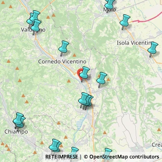 Mappa Via dell'Artigianato, 36070 Brogliano VI, Italia (6.4065)
