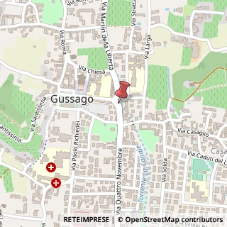 Mappa Via IV Novembre, 7, 25064 Gussago, Brescia (Lombardia)
