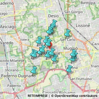 Mappa Via Fiume, 20054 Nova Milanese MB, Italia (1.4725)
