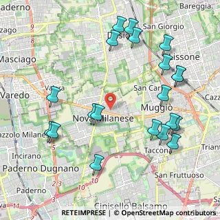 Mappa Via Fiume, 20054 Nova Milanese MB, Italia (2.3835)