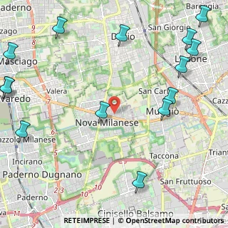 Mappa Via Fiume, 20054 Nova Milanese MB, Italia (3.18071)