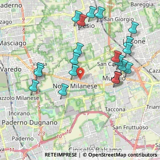Mappa Via Fiume, 20054 Nova Milanese MB, Italia (2.218)