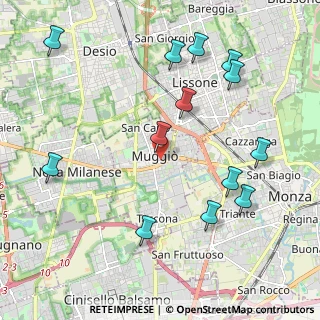 Mappa Via E. Villoresi, 20835 Muggiò MB, Italia (2.37385)
