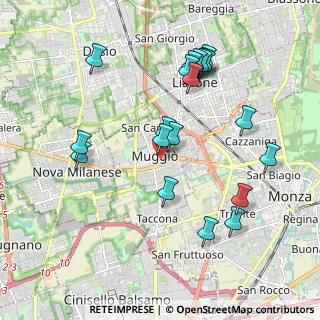 Mappa Via E. Villoresi, 20835 Muggiò MB, Italia (2.022)