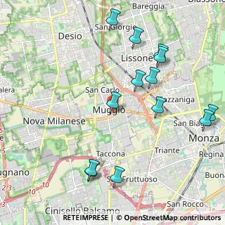 Mappa Via E. Villoresi, 20835 Muggiò MB, Italia (2.35)