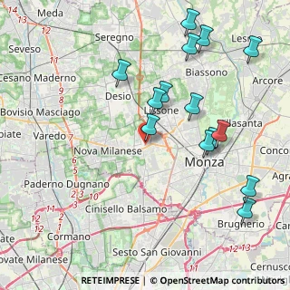 Mappa Via E. Villoresi, 20835 Muggiò MB, Italia (4.47786)