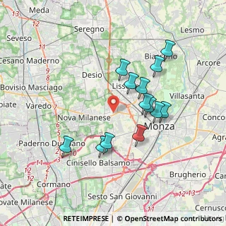 Mappa Via E. Villoresi, 20835 Muggiò MB, Italia (3.26308)