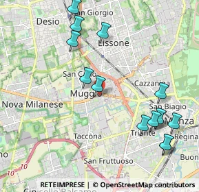 Mappa Via Beato Angelico, 20835 Muggiò MB, Italia (2.32714)