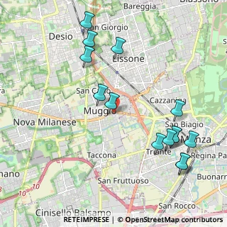 Mappa Via Beato Angelico, 20835 Muggiò MB, Italia (2.32714)