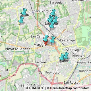 Mappa Via Beato Angelico, 20835 Muggiò MB, Italia (1.97727)