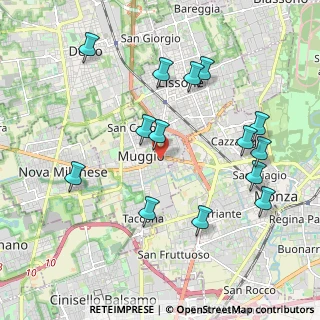 Mappa Via Beato Angelico, 20835 Muggiò MB, Italia (2.13429)