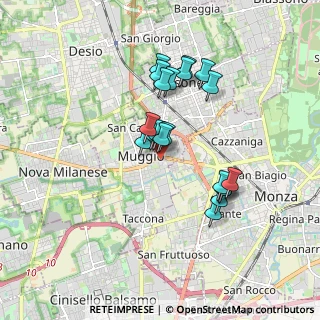 Mappa Via Beato Angelico, 20835 Muggiò MB, Italia (1.4835)