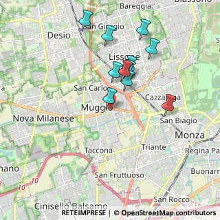Mappa Via Beato Angelico, 20835 Muggiò MB, Italia (1.69083)