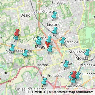 Mappa Via Beato Angelico, 20835 Muggiò MB, Italia (2.46222)