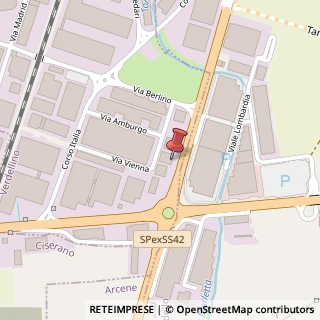 Mappa Via Vienna, 28, 24040 Verdellino, Bergamo (Lombardia)