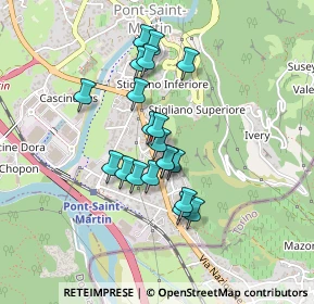 Mappa SS 26 della Valle d'Aosta, 11026 Pont-Saint-Martin AO (0.3365)