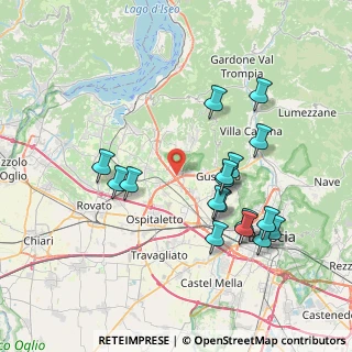 Mappa Via S. Antonelli, 25050 Rodengo-Saiano BS, Italia (7.61118)