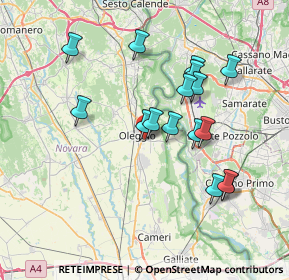 Mappa Via Ottavio Minoli, 28047 Oleggio NO, Italia (6.84188)