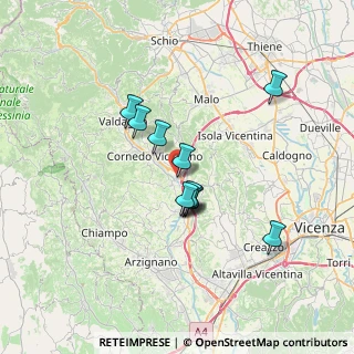 Mappa Via XXV Aprile, 36070 Brogliano VI, Italia (5.31091)