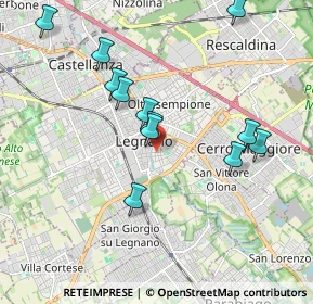 Mappa Via Giovanni Berchet, 20025 Legnano MI, Italia (1.87667)