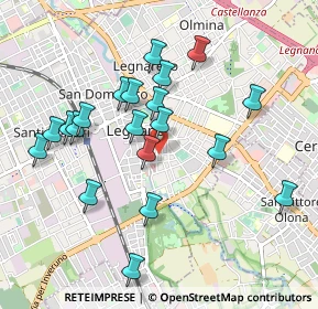 Mappa Via Giovanni Berchet, 20025 Legnano MI, Italia (0.9355)