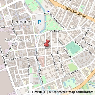 Mappa Via Giovanni Berchet, 51, 20025 Legnano, Milano (Lombardia)