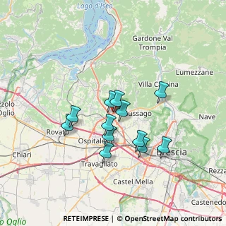 Mappa SP 19, 25050 Rodengo-Saiano BS, Italia (5.53333)